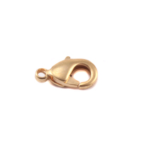 Matte Gold Finish Lobster Clasp, 10mm Matte Gold Finish Lobster Clasp, 10mm