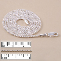 Sterling Silver Popcorn Chain, 16" Sterling Silver Popcorn Chain, 16"