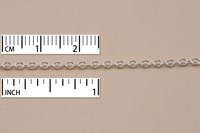 Sterling Silver Small Round Cable Chain, 2mm, by the Inch Sterling Silver Small Round Cable Chain, 2mm, by the Inch