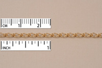 Gold Finish, Ladder Chain, 5mm x 2mm, by the Inch Gold Finish, Ladder Chain, 5mm x 2mm, by the Inch