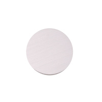 Anodized Aluminum 1/2" Circle, Silver, 24g Anodized Aluminum 1/2" Circle, Silver, 24g