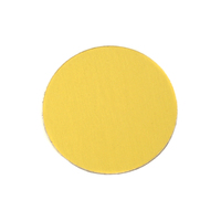 Anodized Aluminum 3/4" Circle,Yellow, 24g Anodized Aluminum 3/4" Circle,Yellow, 24g
