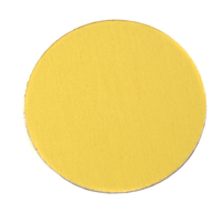 Anodized Aluminum 1" Circle, Yellow, 24g Anodized Aluminum 1" Circle, Yellow, 24g