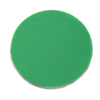 Anodized Aluminum 1" Circle, Kelly Green, 24g Anodized Aluminum 1" Circle, Kelly Green, 24g