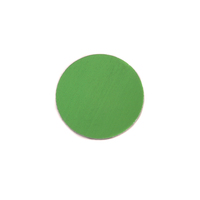 Anodized Aluminum 1/2" Circle, Lime Green, 24g Anodized Aluminum 1/2" Circle, Lime Green, 24g