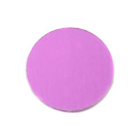 Anodized Aluminum 3/4" Circle, Light Magenta, 24g Anodized Aluminum 3/4" Circle, Light Magenta, 24g