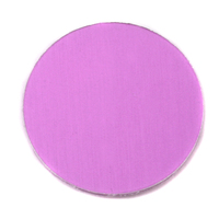 Anodized Aluminum 1" Circle, Light Magenta, 24g Anodized Aluminum 1" Circle, Light Magenta, 24g