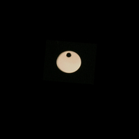 Gold Filled Circle 1/4" (8mm) with Hole, 20g Gold Filled Circle 1/4" (8mm) with Hole, 20g