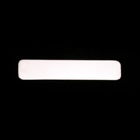 Sterling Silver Large Long Rounded Rectangle, 20g Sterling Silver Large Long Rounded Rectangle, 20g