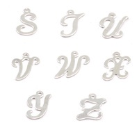 Sterling Silver Script Letter Charm S, 24g Sterling Silver Script Letter Charm S, 24g