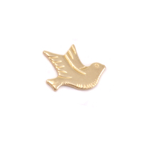Brass Dove Right Facing Solderable Accent,24g Brass Dove Right Facing Solderable Accent,24g