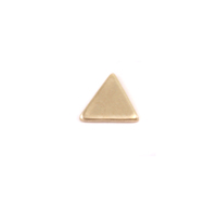 Brass Mini Triangle Solderable Accent, 24g Brass Mini Triangle Solderable Accent, 24g