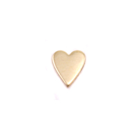 Brass Mini Skinny Heart Solderable Accent, 24g Brass Mini Skinny Heart Solderable Accent, 24g