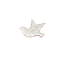 Sterling Silver Dove Left Facing Solderable Accent, 24g Sterling Silver Dove Left Facing Solderable Accent, 24g