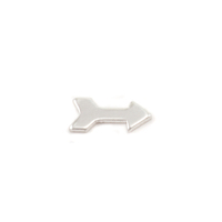 Sterling Silver Arrow Solderable Accent, 24g Sterling Silver Arrow Solderable Accent, 24g