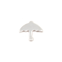 Sterling Silver Umbrella Solderable Accent, 24g Sterling Silver Umbrella Solderable Accent, 24g