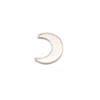Sterling Silver Moon Solderable Accent, 24g Sterling Silver Moon Solderable Accent, 24g