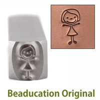 Mom Stick Figure Design Stamp- Beaducation Original Mom Stick Figure Design Stamp- Beaducation Original