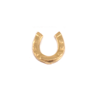 Brass Horseshoe Solderable Accent, 24g Brass Horseshoe Solderable Accent, 24g