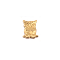 Brass Owl Solderable Accent, 24g Brass Owl Solderable Accent, 24g