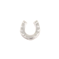 Sterling Silver Horseshoe Solderable Accent, 24g Sterling Silver Horseshoe Solderable Accent, 24g