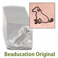 Miles the Dog Design Stamp- Beaducation Original Miles the Dog Design Stamp- Beaducation Original