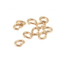 Gold Filled 2.7mm x 4.4mm I.D. 18g. Oval J.R., pk of 10 Gold Filled 2.7mm x 4.4mm I.D. 18g. Oval J.R., pk of 10