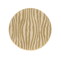 Anodized Aluminum 3/4" Circle, Gold, Design #18, 22g Anodized Aluminum 3/4" Circle, Gold, Design #18, 22g