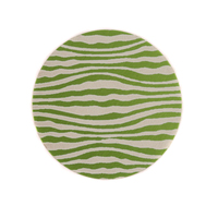 Anodized Aluminum 3/4" Circle, Lime Green, Design #18, 22g Anodized Aluminum 3/4" Circle, Lime Green, Design #18, 22g