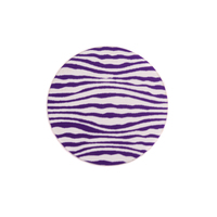 Anodized Aluminum 5/8" Circle, Purple, Design #18, 22g Anodized Aluminum 5/8" Circle, Purple, Design #18, 22g