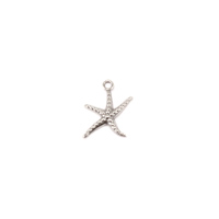 Sterling Silver Starfish Charm Sterling Silver Starfish Charm