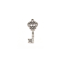 Sterling Silver Skeleton Key Charm Sterling Silver Skeleton Key Charm