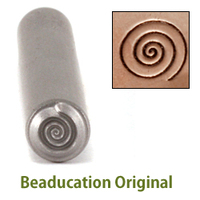 Large Spiral Design Stamp- Beaducation Original Large Spiral Design Stamp- Beaducation Original