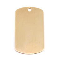 Brass Large Dog Tag, 24g Brass Large Dog Tag, 24g