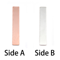 Single Clad Long Rectangle, 18g Single Clad Long Rectangle, 18g