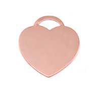Copper "Tiffany" Style Heart, 24g Copper "Tiffany" Style Heart, 24g