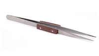 Straight Wooden Handle Tweezers Straight Wooden Handle Tweezers
