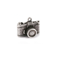 Plated Silver Charm: Camera Plated Silver Charm: Camera