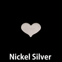 Nickel Tiny Classic Heart, 24g Nickel Tiny Classic Heart, 24g