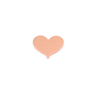 Copper Tiny Classic Heart, 24g Copper Tiny Classic Heart, 24g