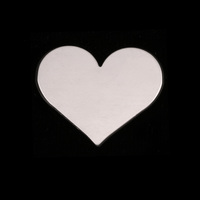Sterling Silver Medium Classic Heart, 24g Sterling Silver Medium Classic Heart, 24g