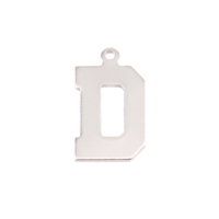Sterling Silver Letter D, 20g Sterling Silver Letter D, 20g