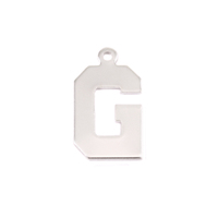 Sterling Silver Letter G, 20g Sterling Silver Letter G, 20g