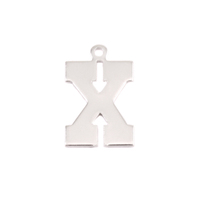 Sterling Silver Letter X, 20g Sterling Silver Letter X, 20g
