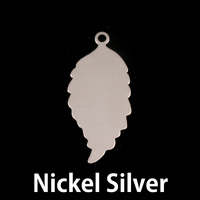 Nickel Silver Leaf Blank, 24g Nickel Silver Leaf Blank, 24g