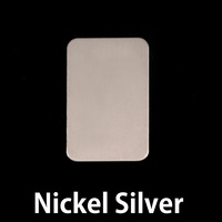 Nickel Silver Large Rectangle, 24g Nickel Silver Large Rectangle, 24g