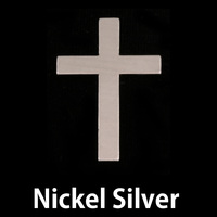 Nickel Silver Cross, 24g Nickel Silver Cross, 24g