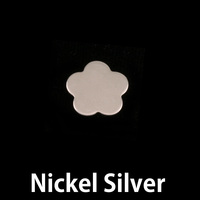 Nickel Silver Tiny Flower with 5 Petals, 24g Nickel Silver Tiny Flower with 5 Petals, 24g