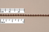 Oxidized Copper Ball Chain, by the Inch Oxidized Copper Ball Chain, by the Inch