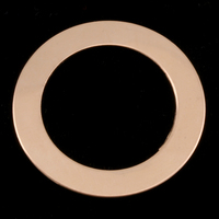 Gold Filled 1 1/4" Washer with 7/8" ID, 24g Gold Filled 1 1/4" Washer with 7/8" ID, 24g